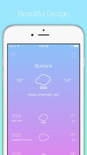 Clear Weather - Simplest Weather App(圖1)-速報App