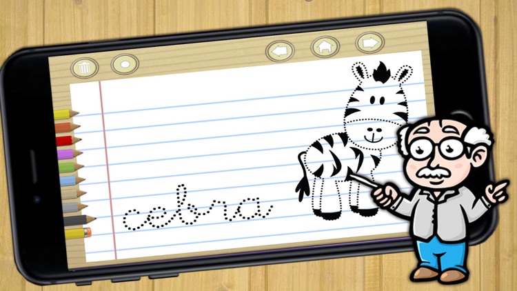 Learn to write for preeschool children 3-6 - handwriting in spanish for kids - Premium screenshot-3