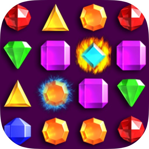 Jewelish - Free and Fun Diamond Wars Match 3 Game Icon