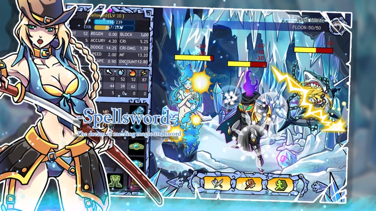 Monster Dungeons : Magic & Swords Free screenshot-4