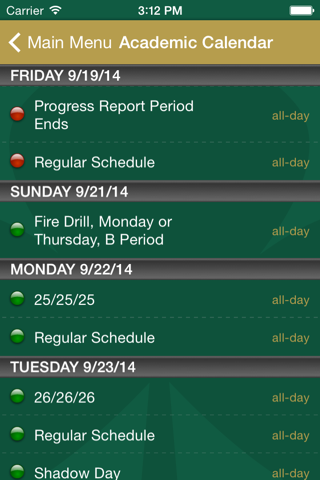 Saint Patrick High School screenshot 2