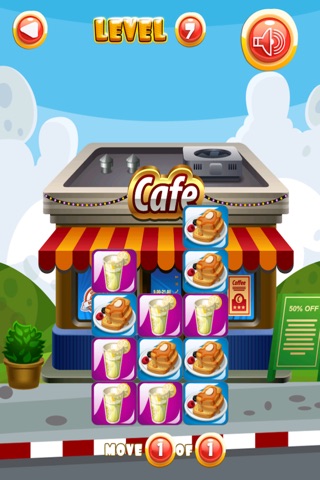 Move the Cubes - Food Pop Diner Edition - Free screenshot 4