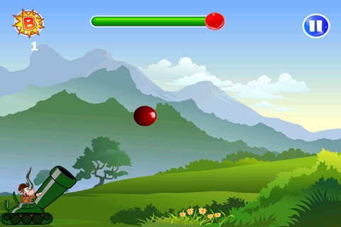 Red Ball Battles - A War Tank Monkey Challenge- Pro screenshot 2