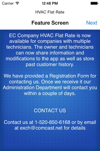HVAC Company Flat Rate screenshot 2