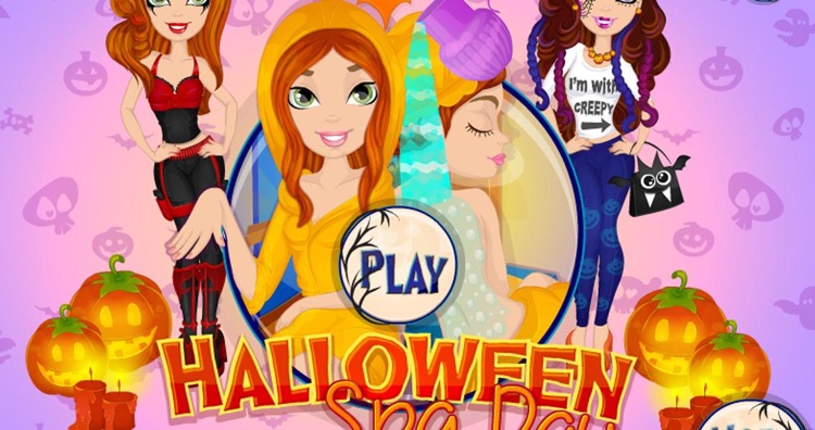 Halloween pumpkin spa salon screenshot-3