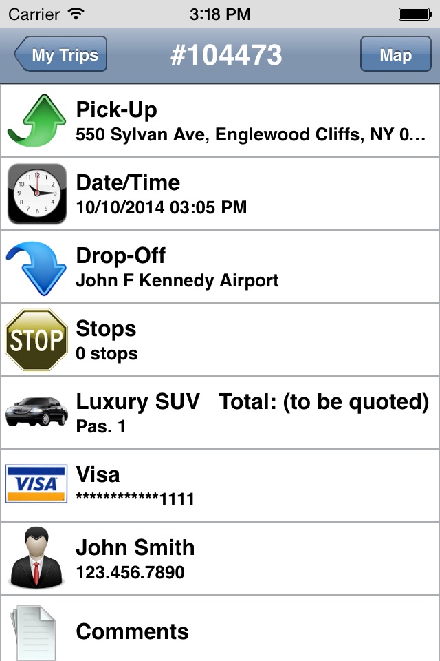 New App Car & Limo screenshot 4