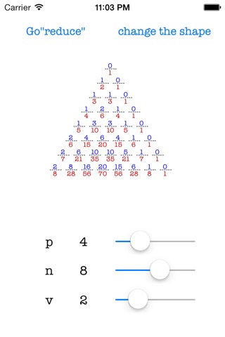 パスカル的三角形 〜Pascal-Like Triangles Made From A Game〜 screenshot 2