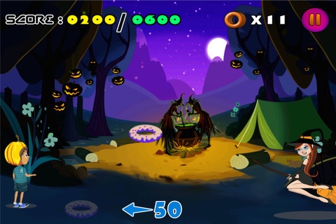 Halloween Donut Toss - The Scary Witches Academy Mania- Pro screenshot 4
