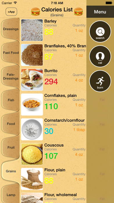 How to cancel & delete Calories List from iphone & ipad 2