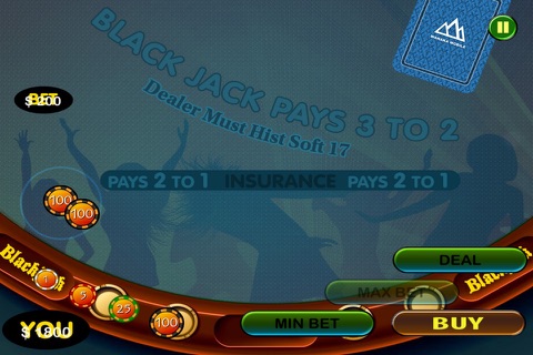 21 Hot Fashion Classic Blackjack in Heaven Craze - Win Lucky Jackpot Royale Casino Prizes Arena Free screenshot 4