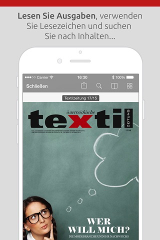 Textilzeitung screenshot 2