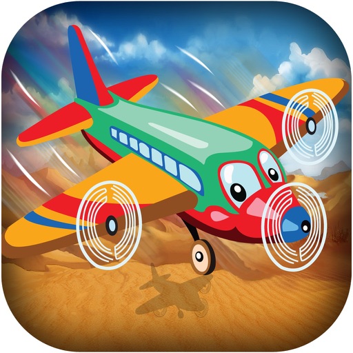Cartoon  Jet Plane Commander - Airliner Canyon Combat- Pro iOS App