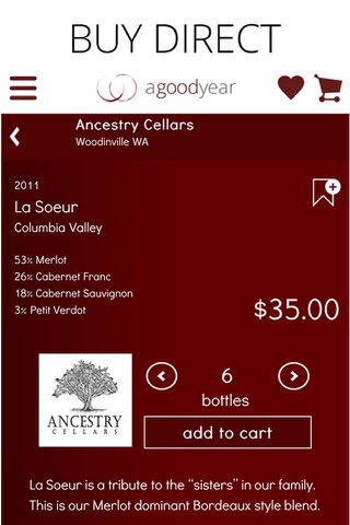 agoodyear wine screenshot 3