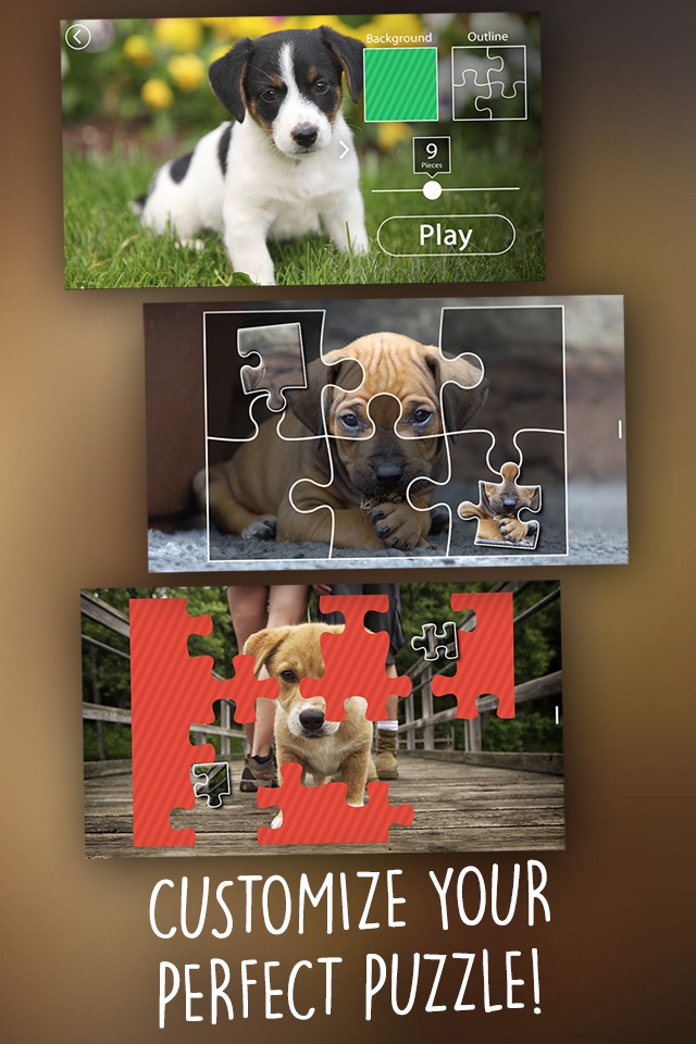 Jigsaw Wonder Puppies Puzzles for Kids Free screenshot 3