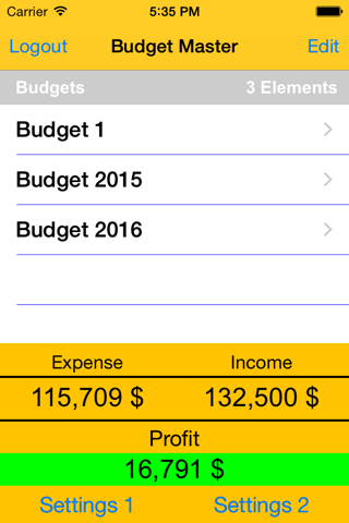 Budget Master - Expense & Income screenshot 2