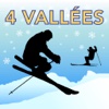 Les Quatre Vallées Ski Map