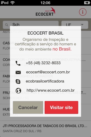 Ecocert Brasil screenshot 3