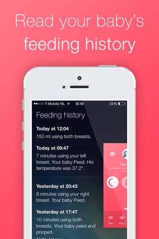 Milk - Breastfeeding timer and log screenshot 3