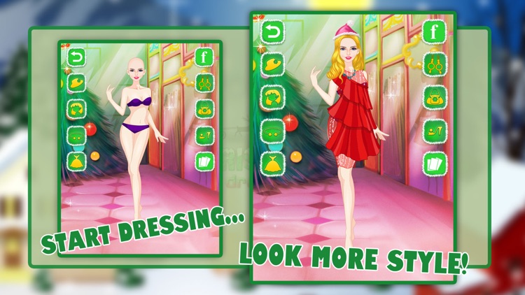 Christmas Dress Up Pro - Girls Game screenshot-3