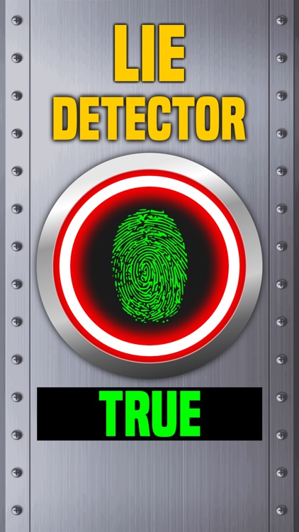 Lie Detector Fingerprint Scanner Truth or Lying Touch Test HD +