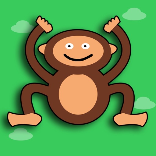 Jungle Monkey Jumping Fun Icon