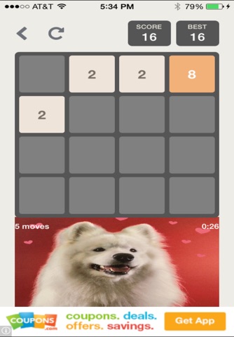 Samoyed 2048 screenshot 3