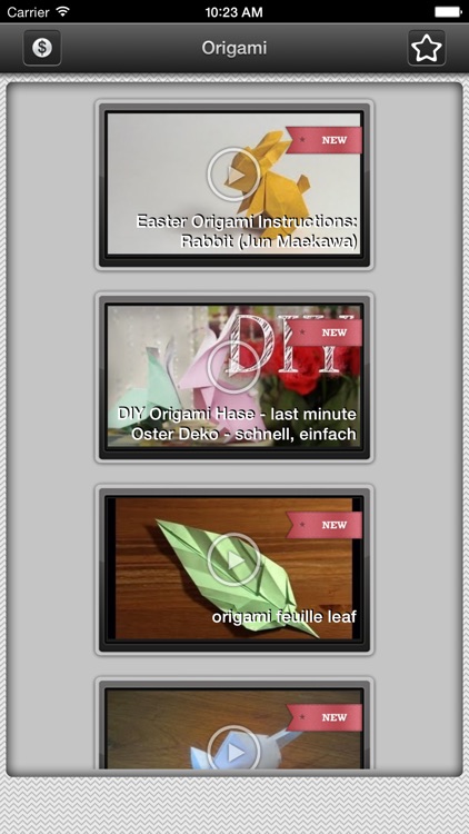 Origami Club - Сatalog of video lessons