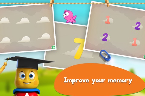 Paper Plane Numbers Count & Quantity hiding Peekaboo Puzzle : Teaching Math Series for kids of Montessori FREE screenshot 2