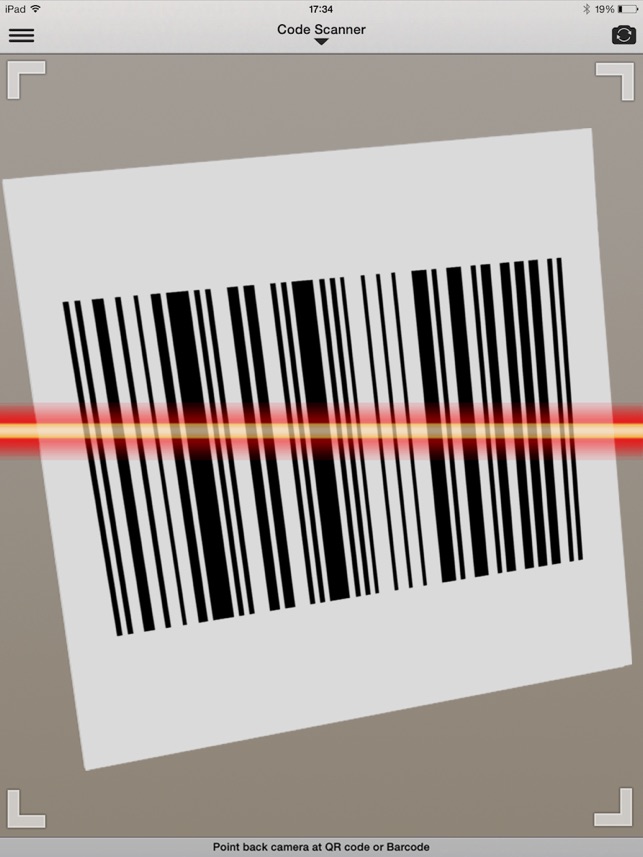 Barcode Reader for iPad