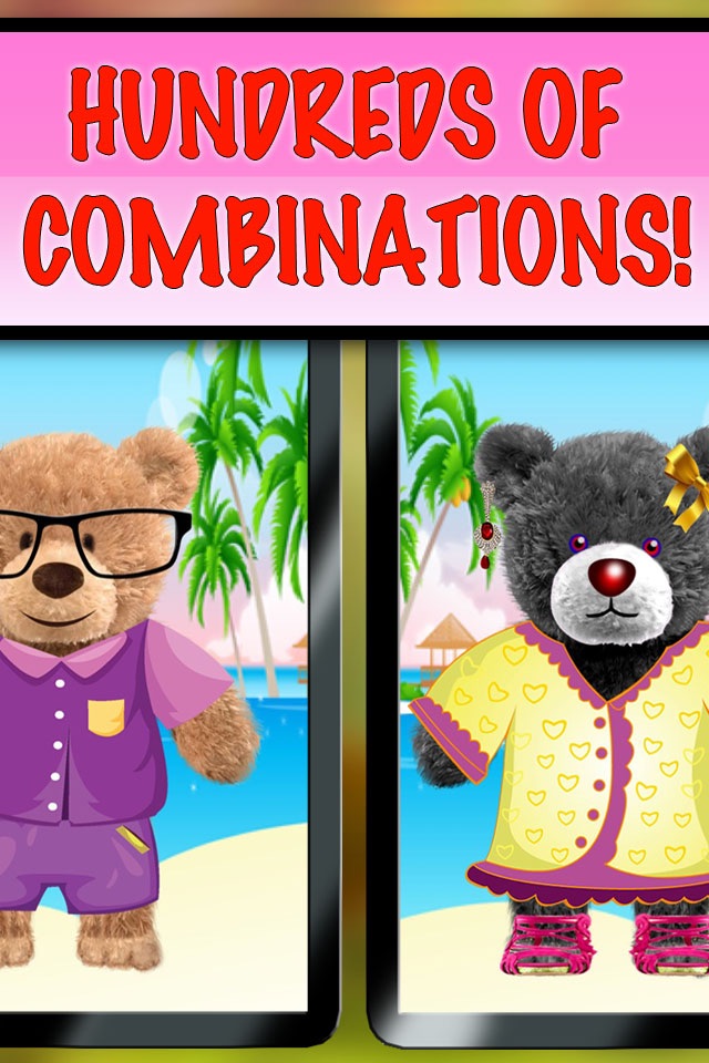 Teddy Bear Maker - Free Dress Up and Build A Bear Workshop Game  - Ad Free Edition screenshot 3