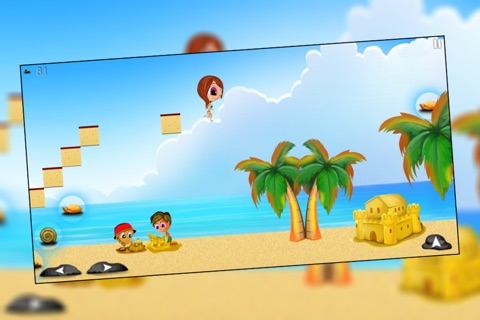 Sand Castles : The Sunset Family Crazy Day at the Beach - Free screenshot 3