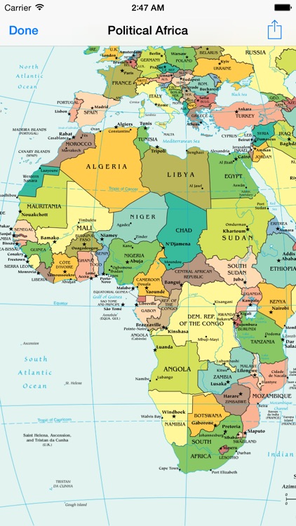 World Maps — The Whole World Atlas Offline