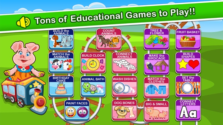 Kids Zoo Puzzle Learning Games - my endless pre-school & alphabet home play games for toddlers screenshot-3