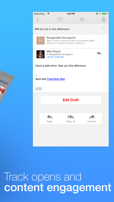 ClearSlide Mail screenshot
