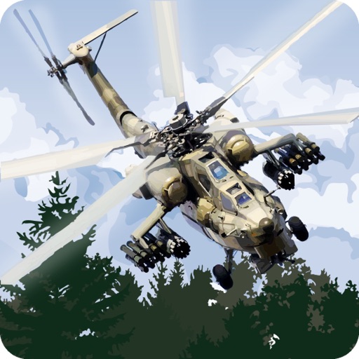 Helicopter Air Strike Sim Icon