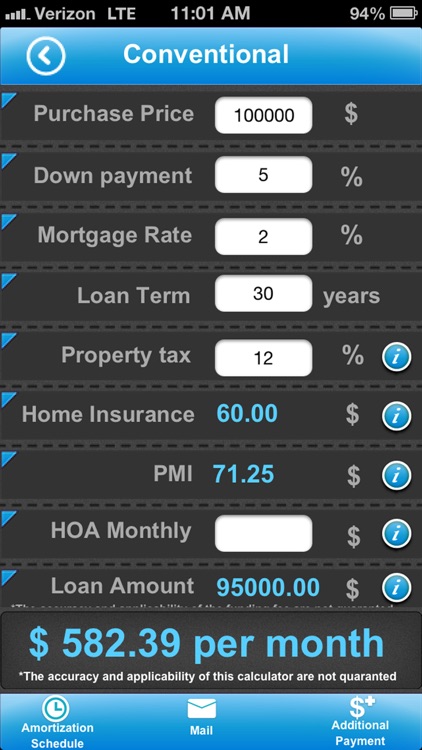 Pro Mortgage Calculator