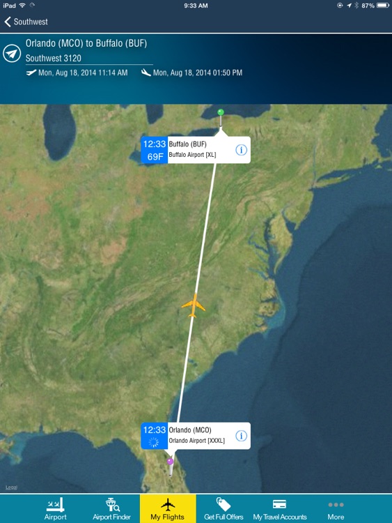 Buffalo Airport + Flight Tracker Premium HD