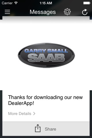 Garry Small Saab DealerApp screenshot 2