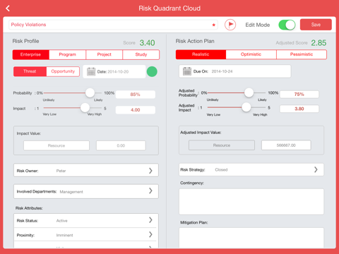 Risk Quadrant Cloud - Risk Management Everywhere screenshot 4