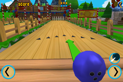 ponies and bowling for children - free game screenshot 2