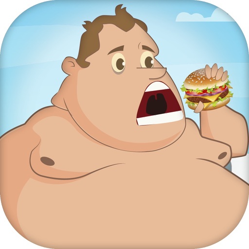 Feed The Fat Guy Free - A Not So Fit Game icon