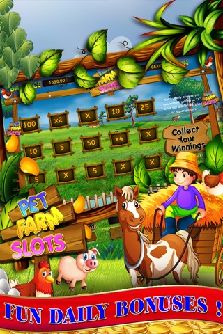 Farm Pet Slot - Nostalgic 777 High Roller Slot Machine screenshot 3