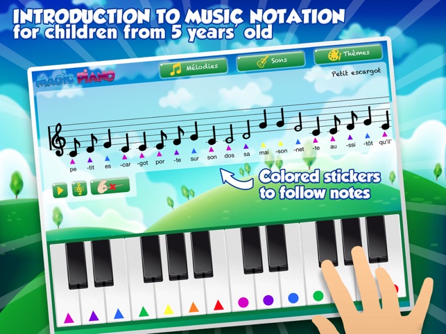 Color Piano: Music theory for kids from 5 [Free](圖1)-速報App