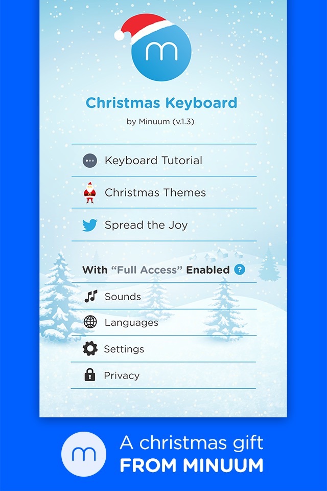 Christmas Keyboard - Countdown to Xmas screenshot 4