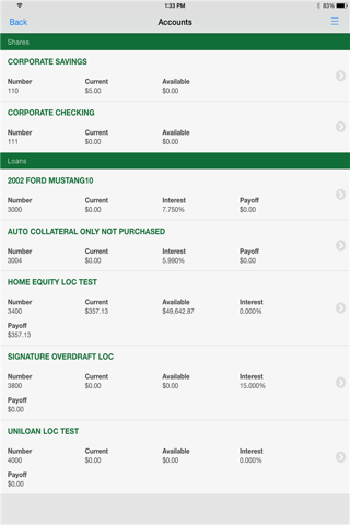 Parkway Federal Credit Union screenshot 2