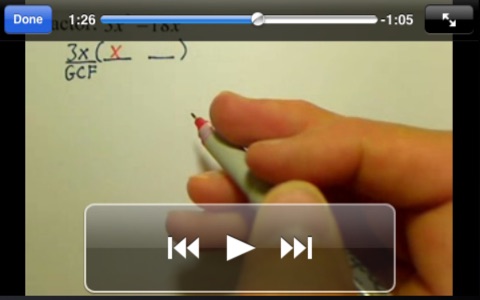 Factoring Quadratics: Algebra 1 & 2 Videos and Practice by WOWmath.org screenshot 3