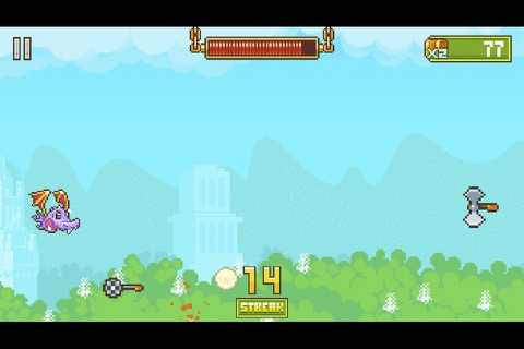 Danger Dragon: The 2D Chronicle of A Viking Dragon Daring Enough to Fly Further than Mount Bergen screenshot 4