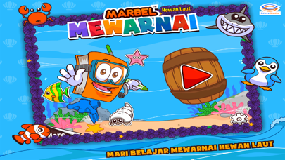 How to cancel & delete Marbel Mewarnai Hewan Laut from iphone & ipad 1