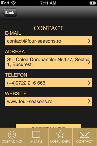 Four Seasons - Fine Lebanese Cuisine screenshot 4