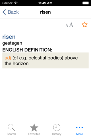 Dutch<>English Dictionary screenshot 3